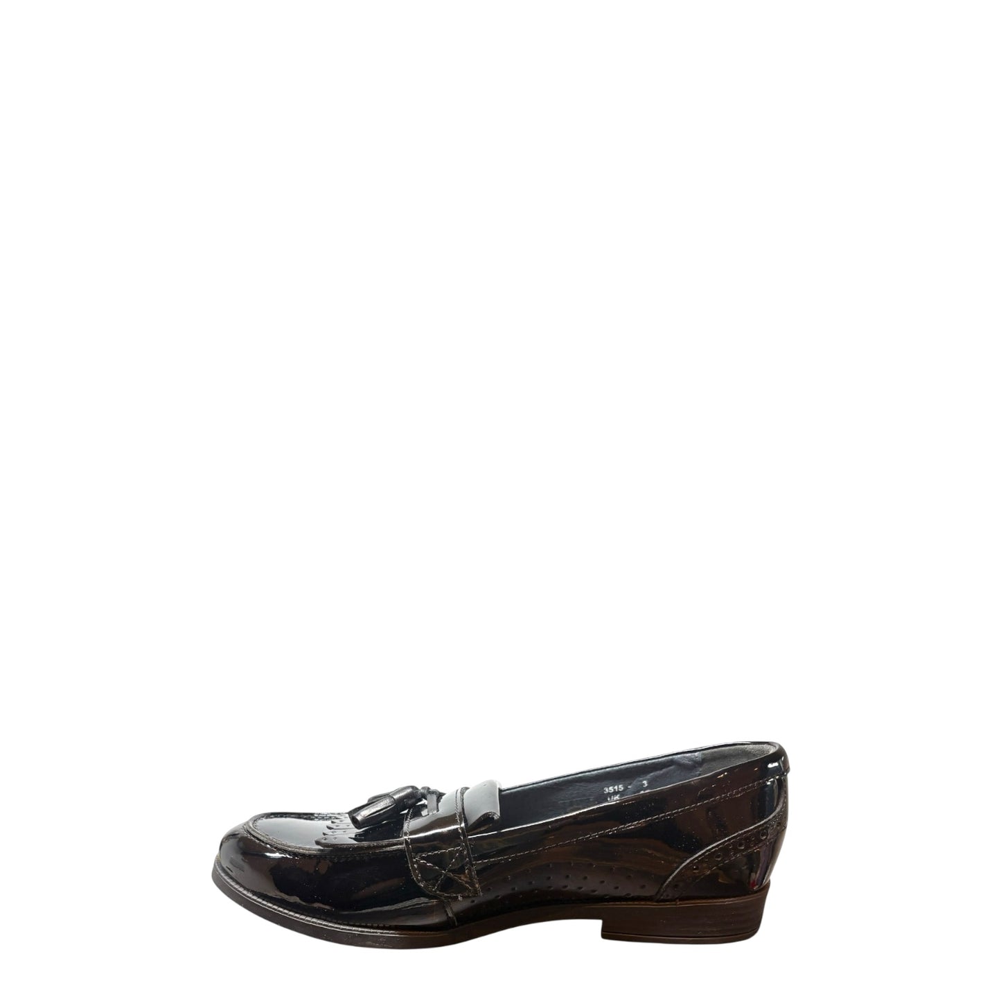 Susst Gaby Boat Shoe (Black)- Snr Girls School Shoes