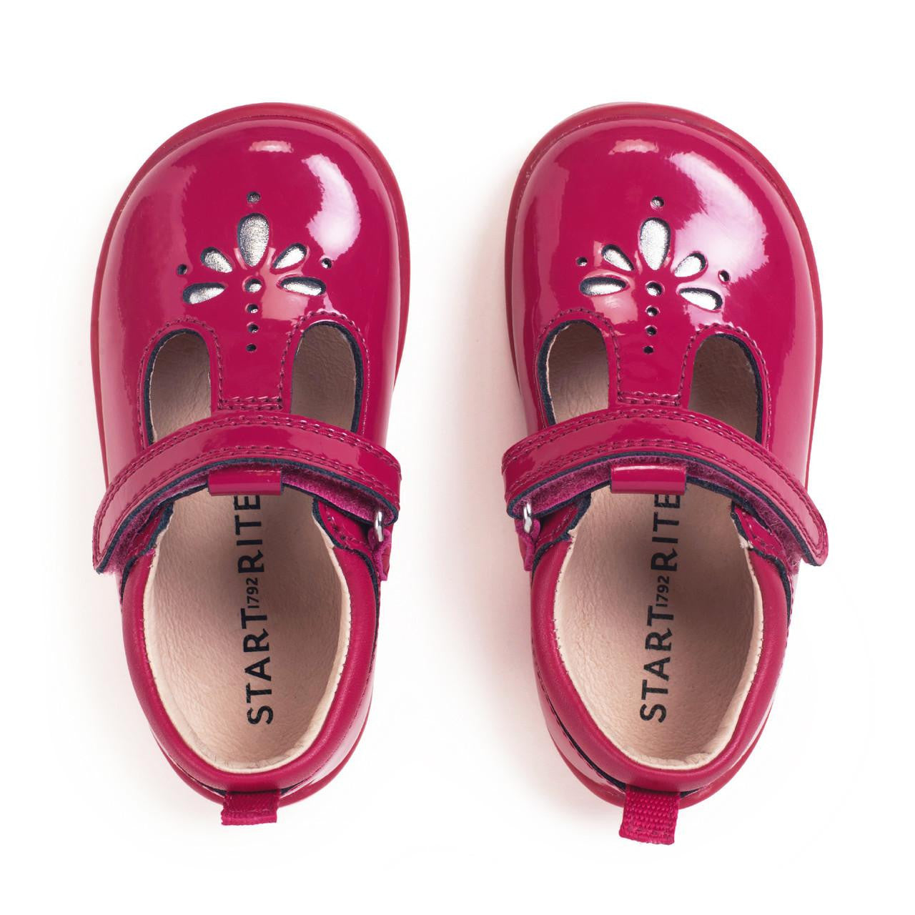 Puzzle cherry red patent