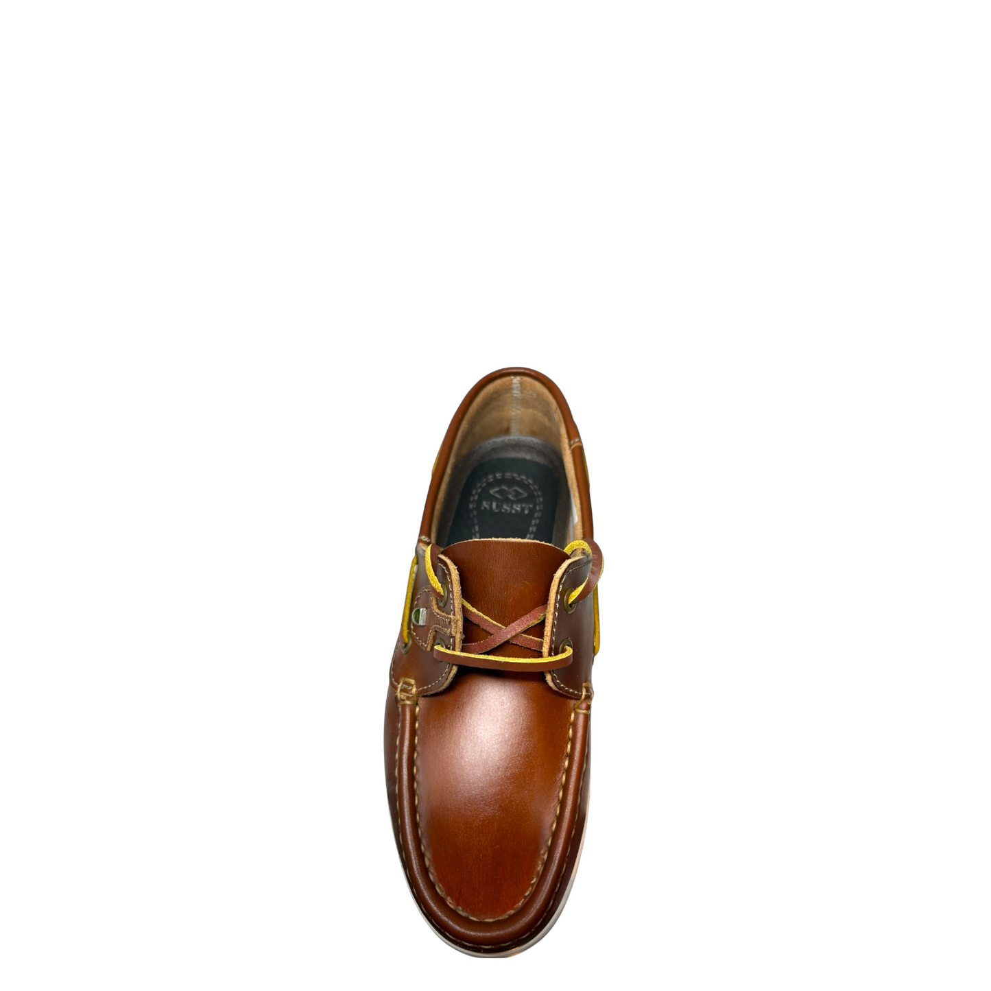Susst Gaby Boat Shoe (Tan)-Snr Girls School Shoe