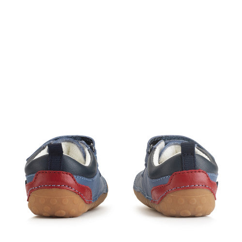 Zap Denim blue leather/suede