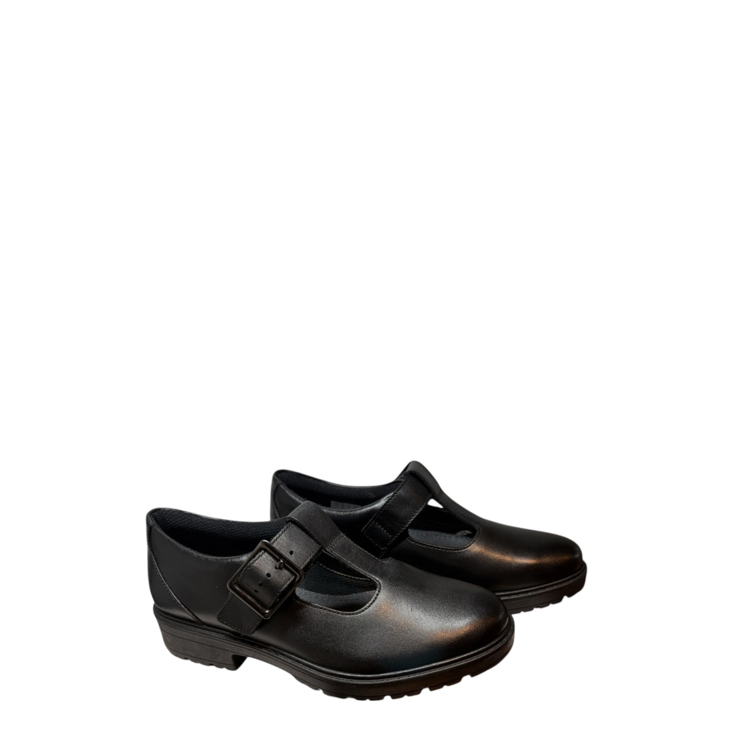 Clarks Loxham Shine Y-Snr Girls School Shoes