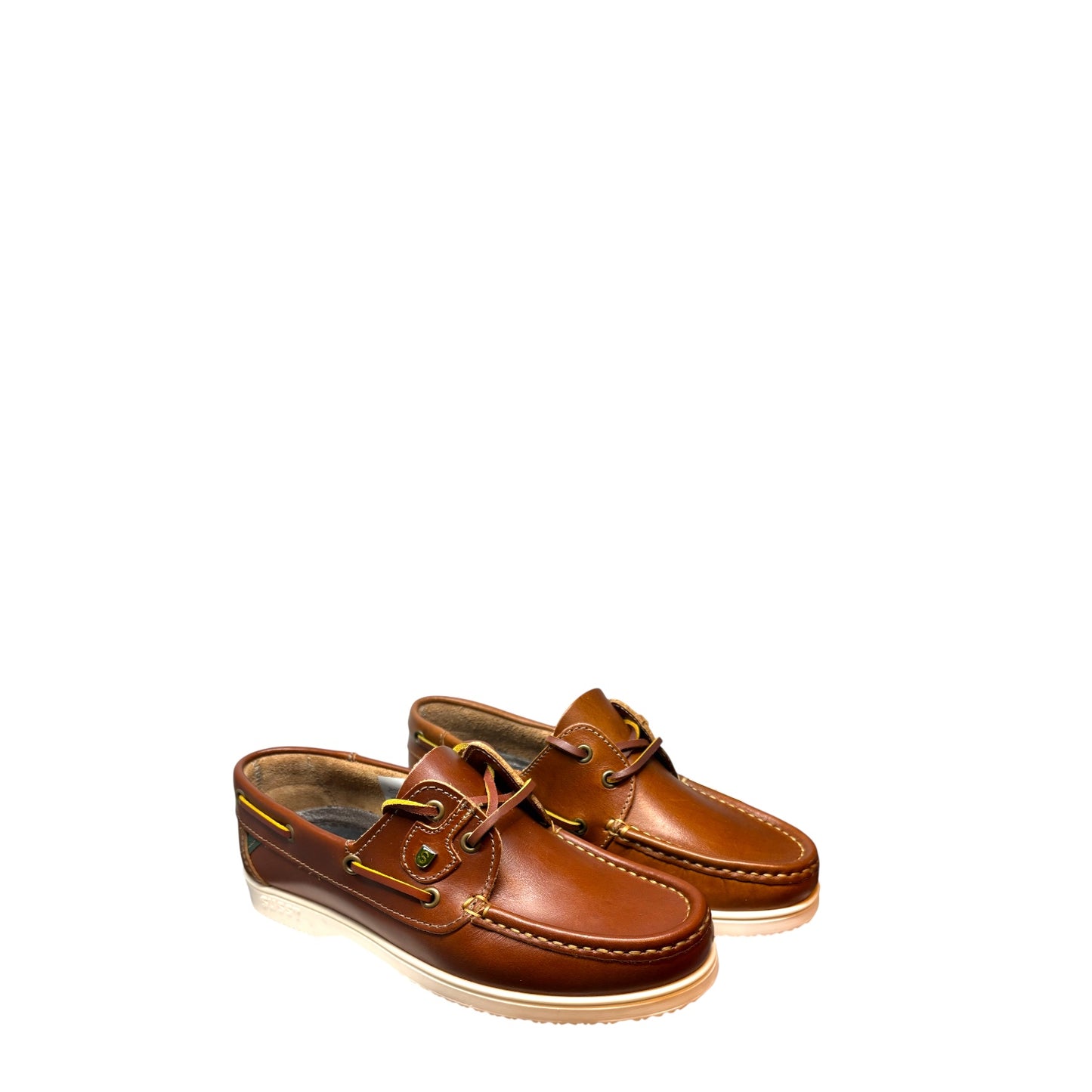Susst Gaby Boat Shoe (Tan)-Snr Girls School Shoe