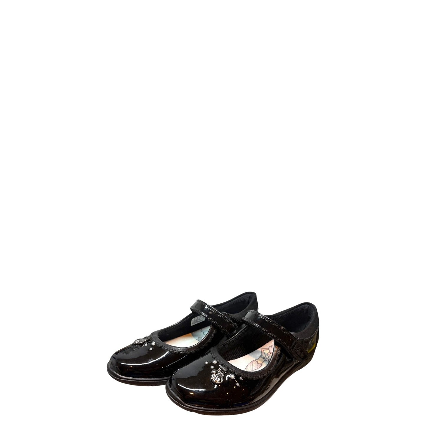 Clarks Sea Shimmer K-Jnr Girls School Shoes