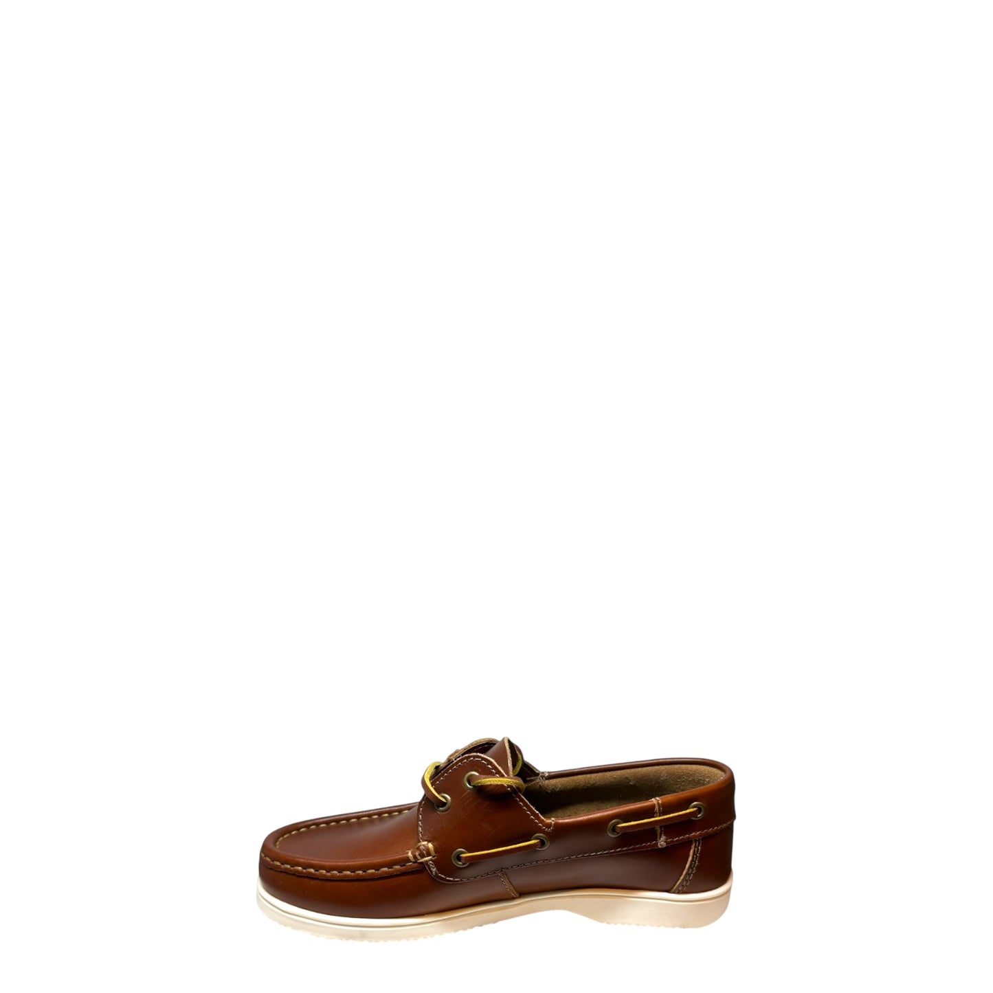 Susst Gaby Boat Shoe (Tan)-Snr Girls School Shoe