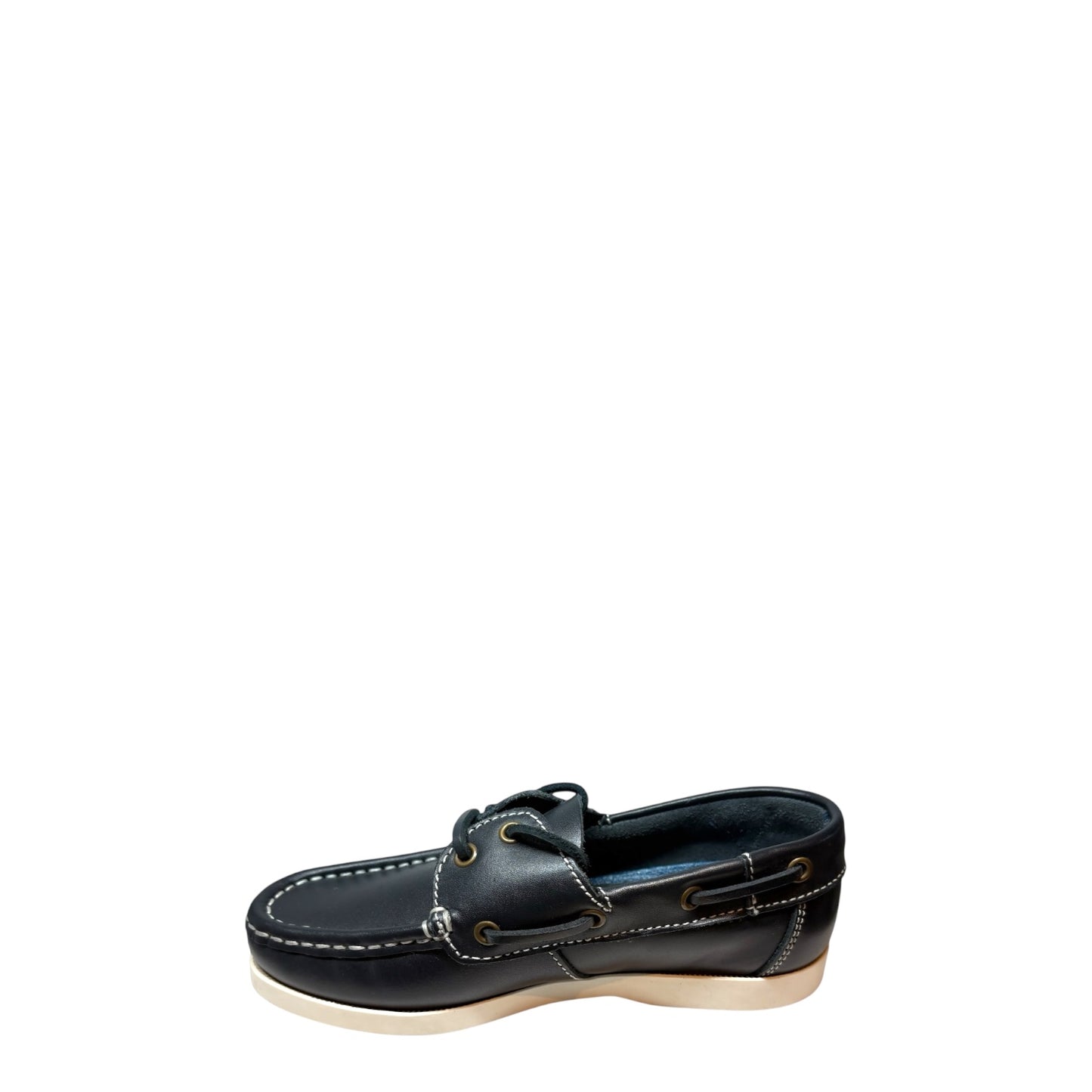 Susst Gaby Boat Shoe (Navy)-Snr Girls School Shoes