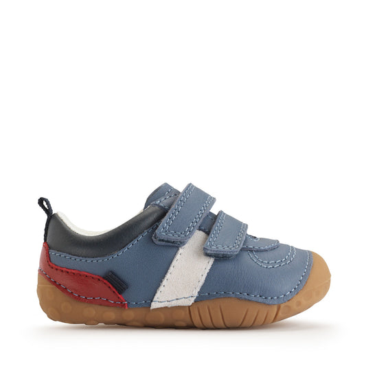Zap Denim blue leather/suede